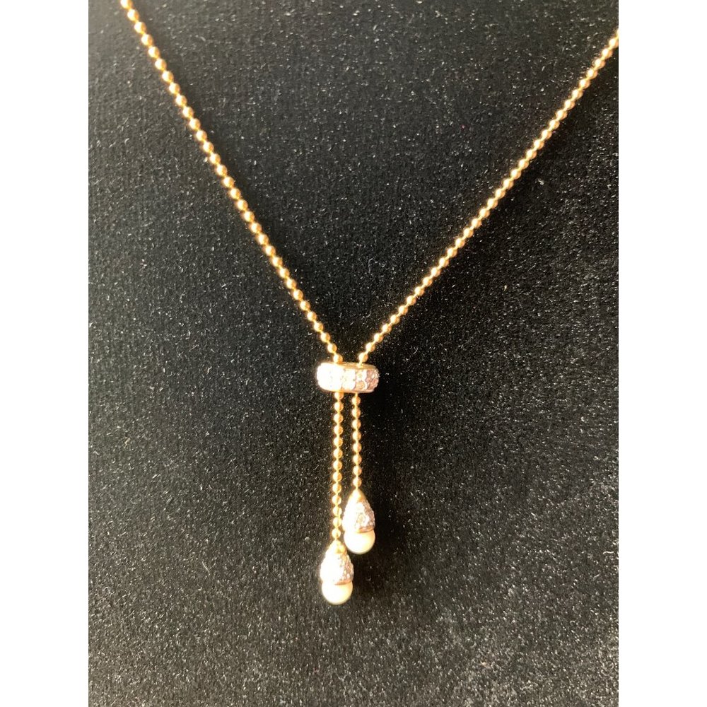 Dainty Pearl Drop Necklace